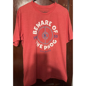 Kansas Jayhawks Beware of the Phog T-Shirt Men's Size XL Red